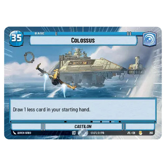 Colossus Rare card from the Star Wars Unlimited set Jump to Lightspeed