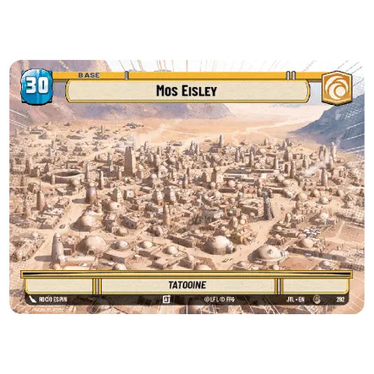 Mos Eisley Common card from the Star Wars Unlimited set Jump to Lightspeed