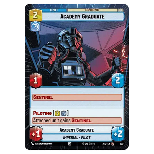 Academy Graduate Common card from the Star Wars Unlimited set Jump to Lightspeed