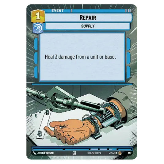 Repair Common card from the Star Wars Unlimited set Jump to Lightspeed