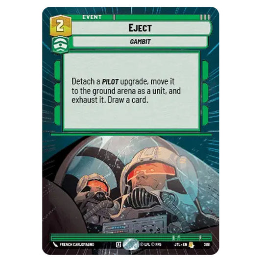 Eject Rare card from the Star Wars Unlimited set Jump to Lightspeed