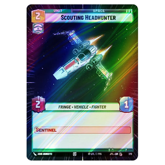 Scouting Headhunter Common card from the Star Wars Unlimited set Jump to Lightspeed
