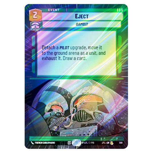 Eject Rare card from the Star Wars Unlimited set Jump to Lightspeed