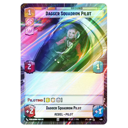 Dagger Squadron Pilot Common card from the Star Wars Unlimited set Jump to Lightspeed