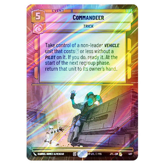 Commandeer Rare card from the Star Wars Unlimited set Jump to Lightspeed