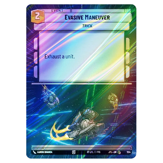 Evasive Maneuver Common card from the Star Wars Unlimited set Jump to Lightspeed