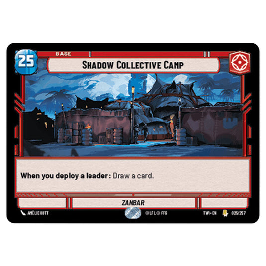 Star Wars Unlimited - Twilight of the Republic - Shadow Collective Camp (Rare) - 025/257