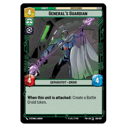 Star Wars Unlimited - Twilight of the Republic - General's Guardian (Special) - 083/257