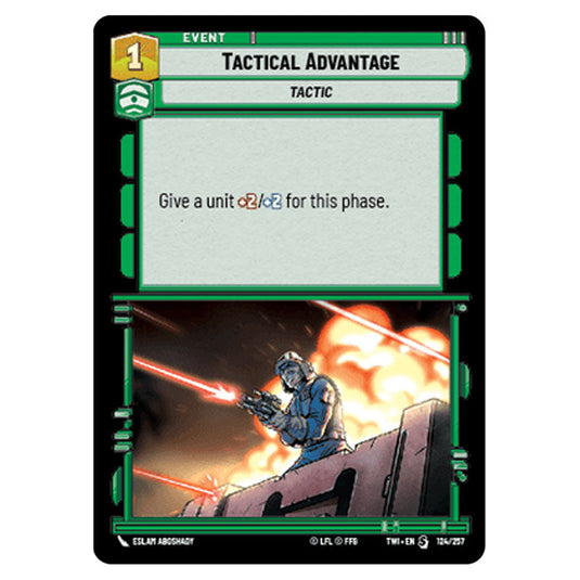 Star Wars Unlimited - Twilight of the Republic - Tactical Advantage (Special) - 124/257