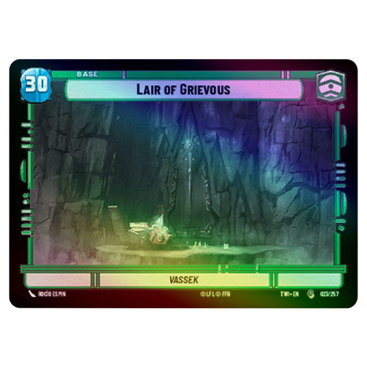 Star Wars Unlimited - Twilight of the Republic - Lair of Grievous (Common) - 023/257 (Foil)