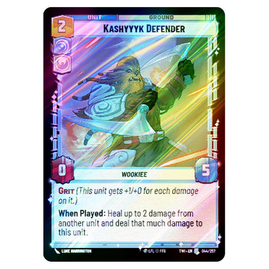 Star Wars Unlimited - Twilight of the Republic - Kashyyyk Defender (Uncommon) - 044/257 (Foil)