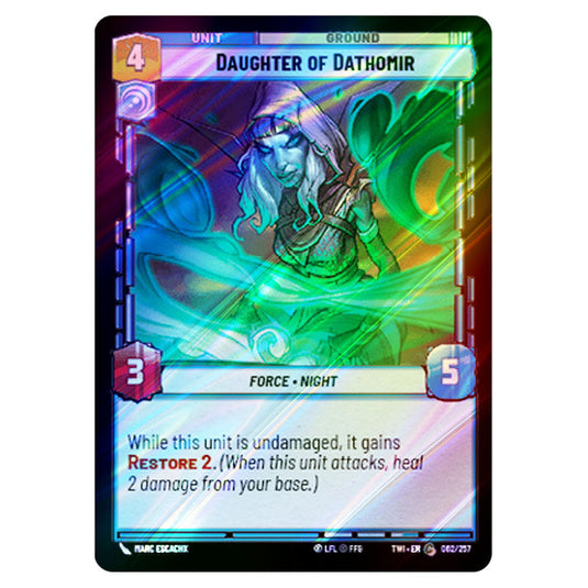 Star Wars Unlimited - Twilight of the Republic - Daughter of Dathomir (Common) - 062/257 (Foil)