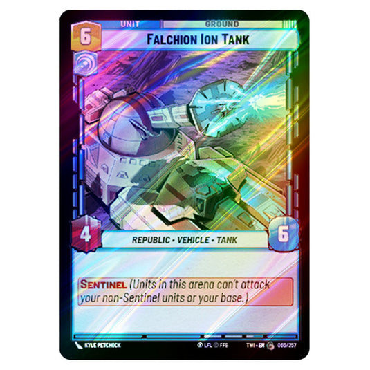 Star Wars Unlimited - Twilight of the Republic - Falchion Ion Tank (Common) - 065/257 (Foil)