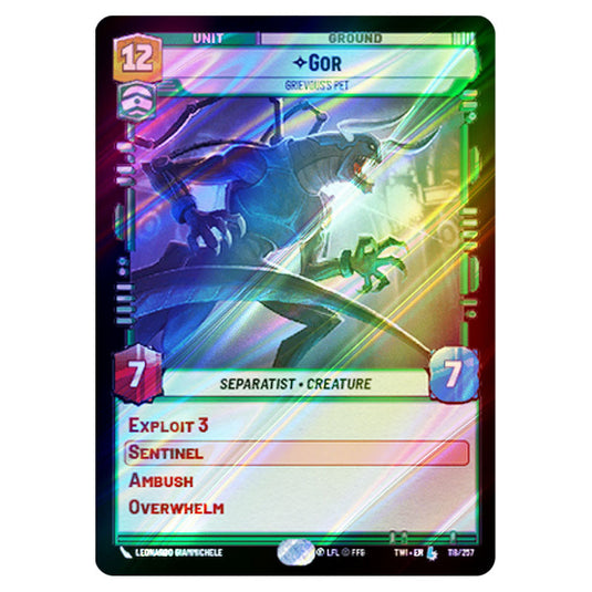Star Wars Unlimited - Twilight of the Republic - Gor Grievous's Pet (Legendary) - 118/257 (Foil)