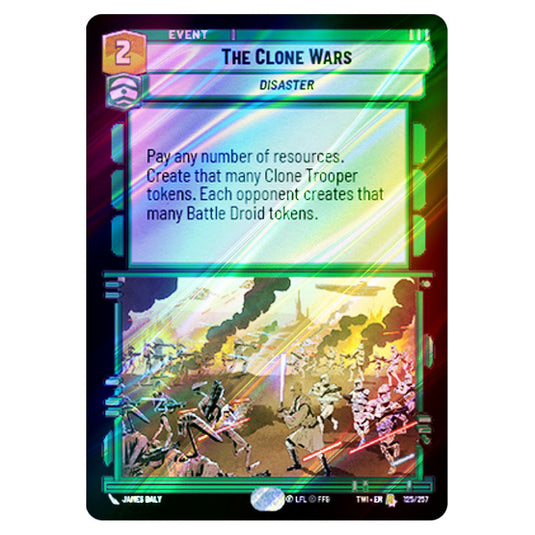 Star Wars Unlimited - Twilight of the Republic - The Clone Wars (Rare) - 125/257 (Foil)