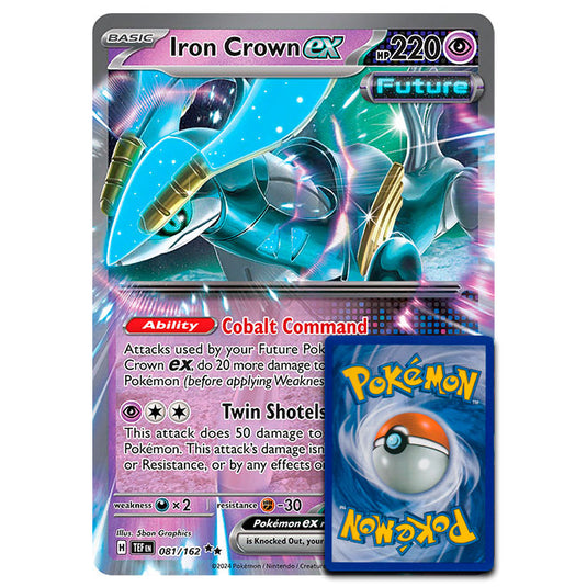 Pokemon - Iron Crown ex - Oversized - TEF-081