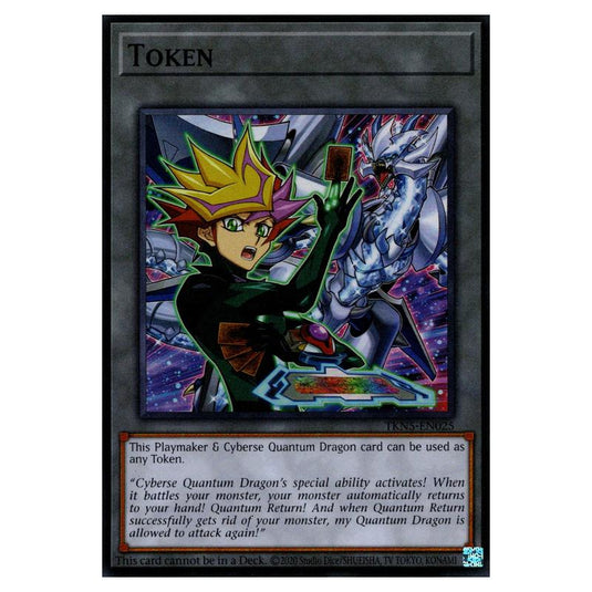 Yu-Gi-Oh! - Alliance Insight - Playmaker and Cyberse Quantum Dragon - TKN5-EN025