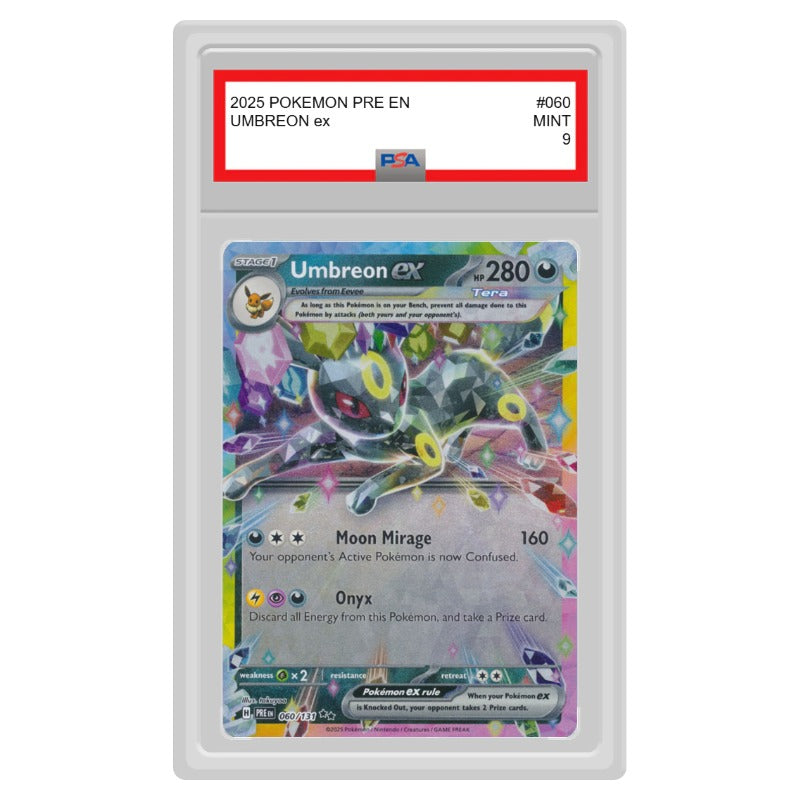 Pokemon - Prismatic Evolution - Umbreon ex - PRE060/131 (PSA 9 Graded Pokemon - Prismatic Evolution - Umbreon ex - PRE060/131 (PSA 9 Graded