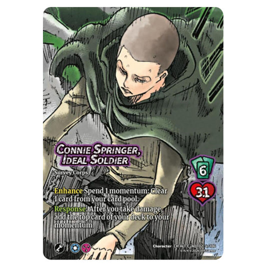 Attack on Titan - Origins of Power - Connie Springer, Ideal Soldier (Alternate Art) (CH-C) - 004a/186