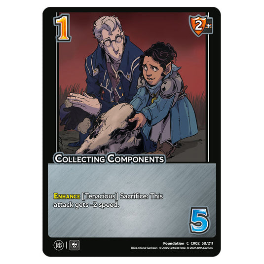 Collecting Components card from the Crtical Role set Heroes of Exandria