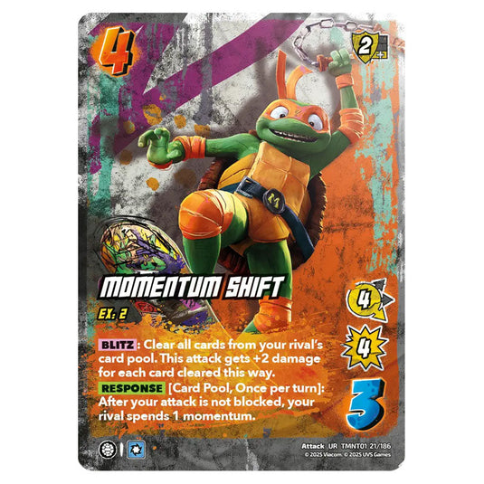 Momentum Shift card from the Teenage Mutant Ninja Turtles set