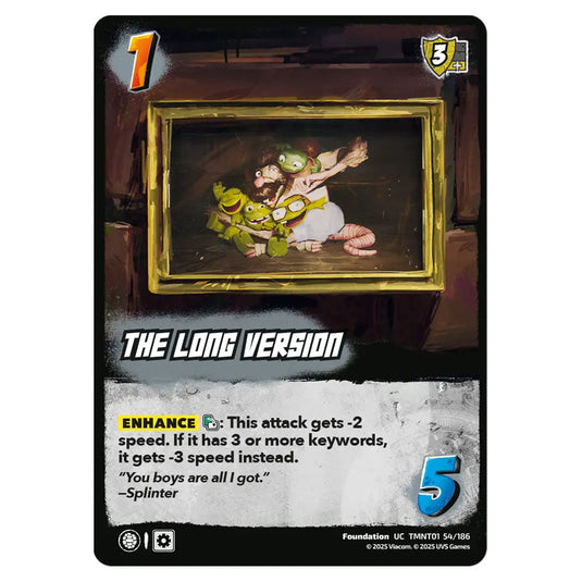 The Long Version card from the Teenage Mutant Ninja Turtles set