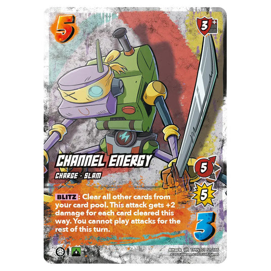 Channel Energy card from the Teenage Mutant Ninja Turtles set