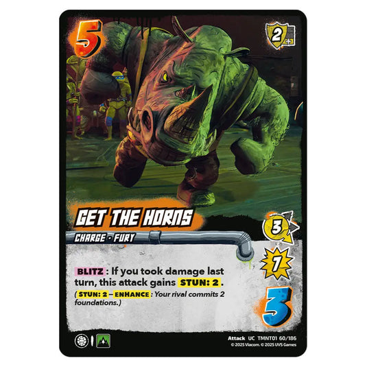 Get the Horns card from the Teenage Mutant Ninja Turtles set