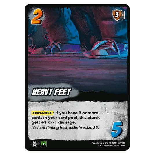 Heavy Feet card from the Teenage Mutant Ninja Turtles set