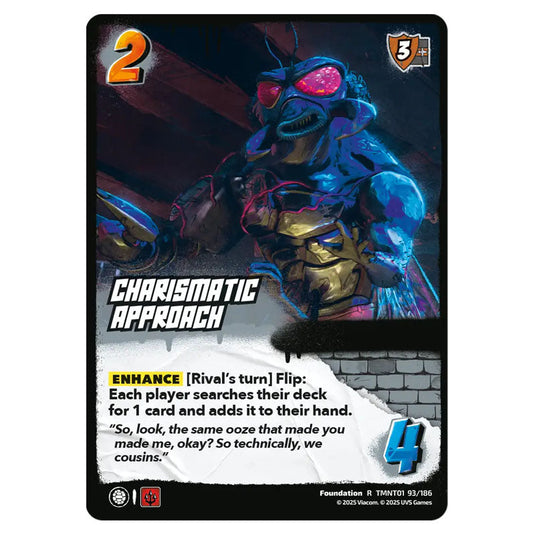 Charismatic Approach card from the Teenage Mutant Ninja Turtles set
