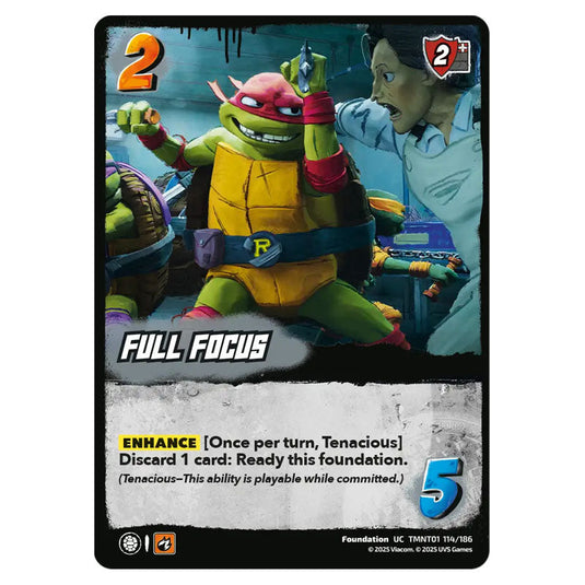 Full Focus card from the Teenage Mutant Ninja Turtles set