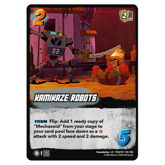 Kamikaze Robots card from the Teenage Mutant Ninja Turtles set