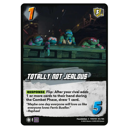 Totally Not Jealous card from the Teenage Mutant Ninja Turtles set