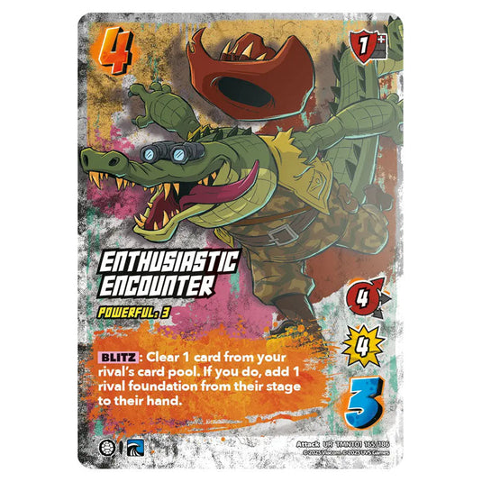 Enthusiastic Encounter card from the Teenage Mutant Ninja Turtles set