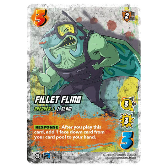 Fillet Fling card from the Teenage Mutant Ninja Turtles set