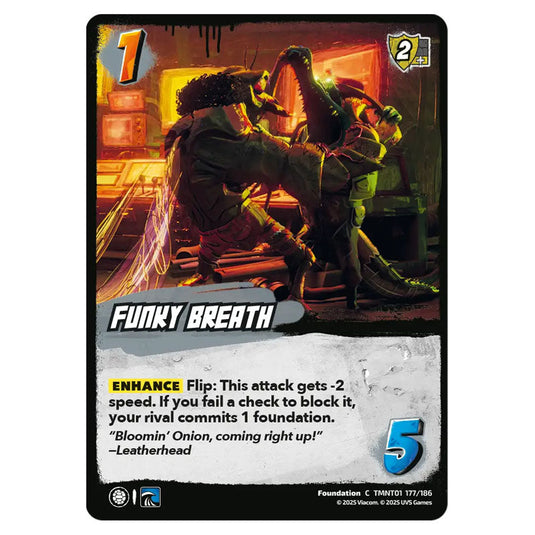 Funky Breath card from the Teenage Mutant Ninja Turtles set