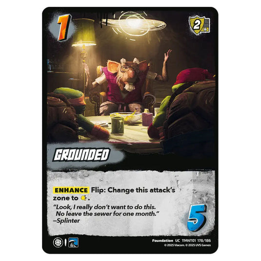 Grounded card from the Teenage Mutant Ninja Turtles set