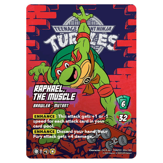 Raphael, The Muscle card from the Teenage Mutant Ninja Turtles set