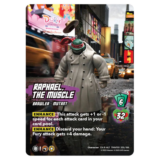 Raphael, The Muscle card from the Teenage Mutant Ninja Turtles set