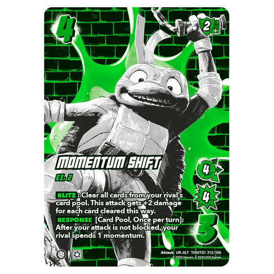 Momentum Shift card from the Teenage Mutant Ninja Turtles set