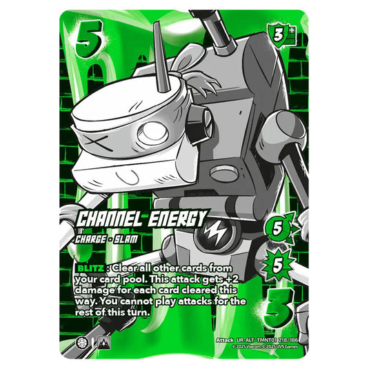 Channel Energy card from the Teenage Mutant Ninja Turtles set