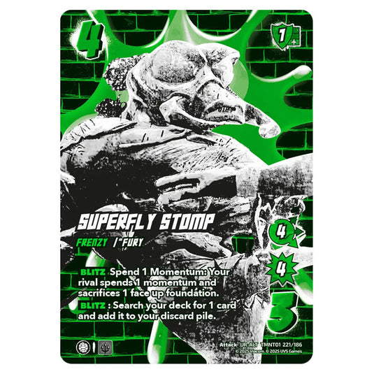 Superfly Stomp card from the Teenage Mutant Ninja Turtles set