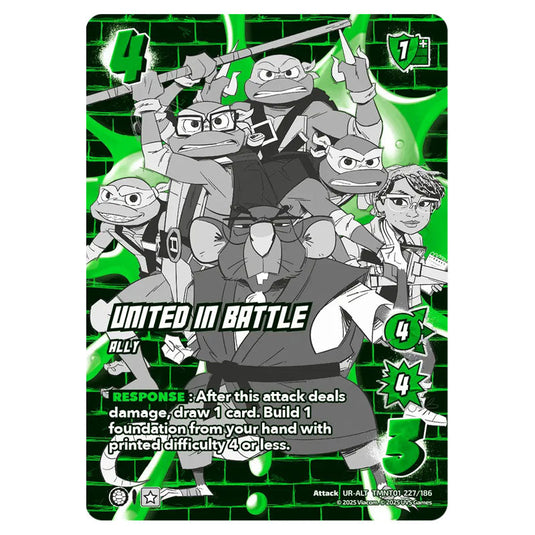 United in Battle card from the Teenage Mutant Ninja Turtles set