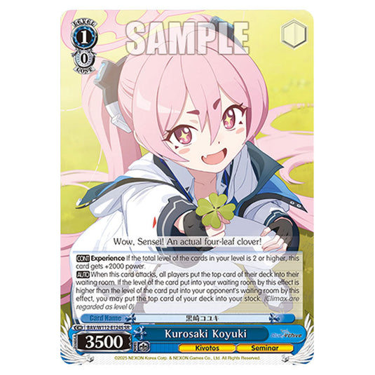 Character BAV/W112-E124S card from the Weiss Schwarz set Blue Archive