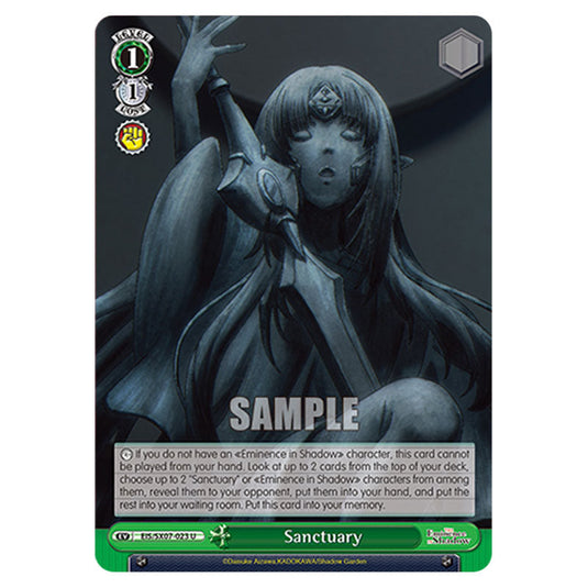 Event EIS/SX07-023 card from the Weiss Schwarz set The Eminence in Shadow
