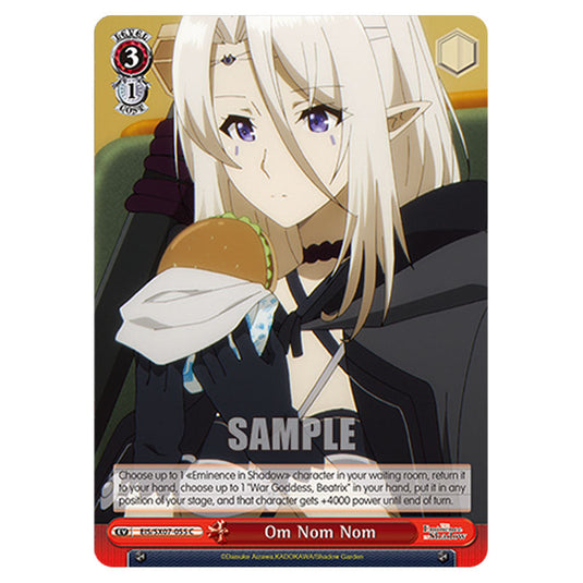 Event EIS/SX07-055 card from the Weiss Schwarz set The Eminence in Shadow