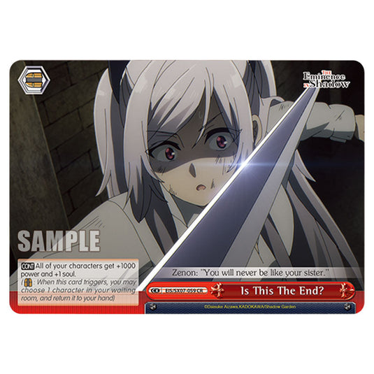 Climax EIS/SX07-059 card from the Weiss Schwarz set The Eminence in Shadow