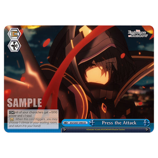 Climax EIS/SX07-098 card from the Weiss Schwarz set The Eminence in Shadow