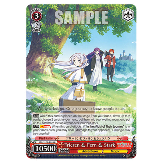 Character SFN/S108-E053 card from the Weiss Schwarz set Frieren Beyond Journey's End
