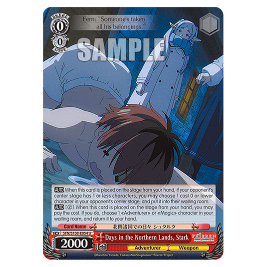 Character SFN/S108-E054 card from the Weiss Schwarz set Frieren Beyond Journey's End